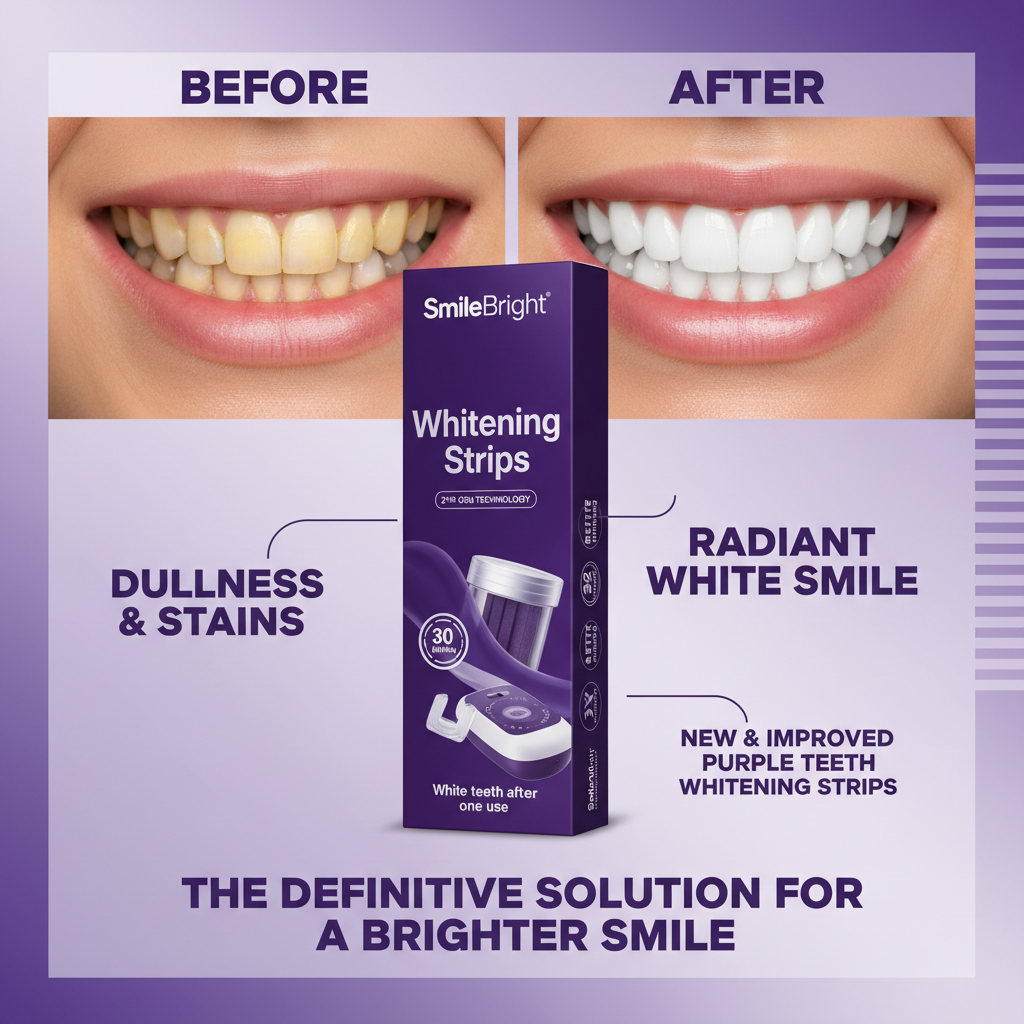 Advanced Teeth Whitening Strips, Gentle for Sensitive Teeth